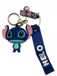 LLAVERO GOMA FORMA,STITCH