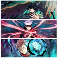 ANIME STICKER 3D ,JUJUTSU KAISEN