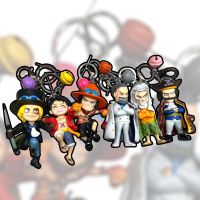 LLAVERO FIGURAS ONE PIECE X6 10CM C/BASE COD.1769（T:A1-6）(D:B2-2S/A3-4)