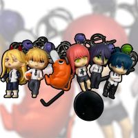 LLAVERO FIGURAS CHAINSAW MAN  X6 C/BASE COD.2076（T:A1-3）(D:C1-8/C3-4/C3-9/D2-9)