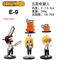 CHAINSAW MAN X5 3-14.5CM C/BOLSA COD.2452（T:C2-9）(D:C2-9)