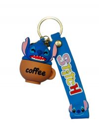 LLAVERO GOMA FORMA,STITCH