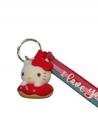 LLAVERO GOMA FORMA,SANRIO