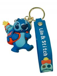LLAVERO GOMA FORMA,STITCH