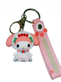 LLAVERO GOMA FORMA,SANRIO