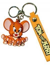 LLAVERO GOMA FORMA,TOM AND JERRY